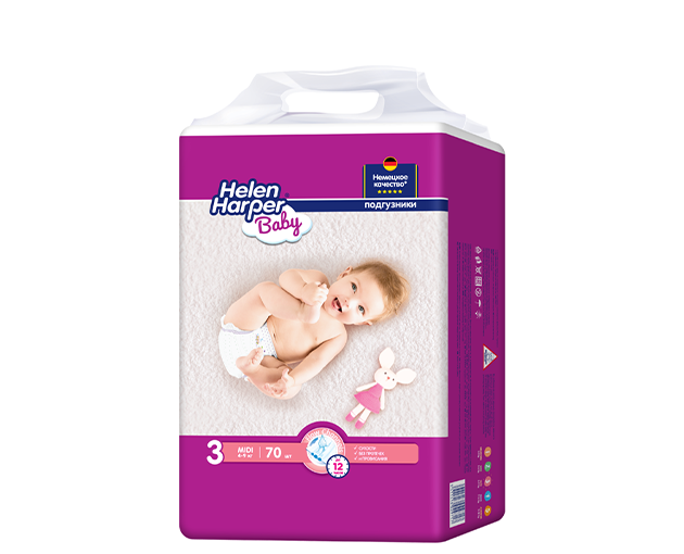 Helen Harper Baby N3 ბავშვის საფენი 4-9 კგ